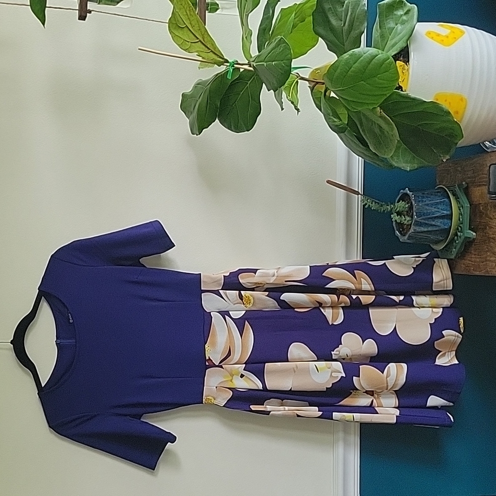 Blue Floral dress